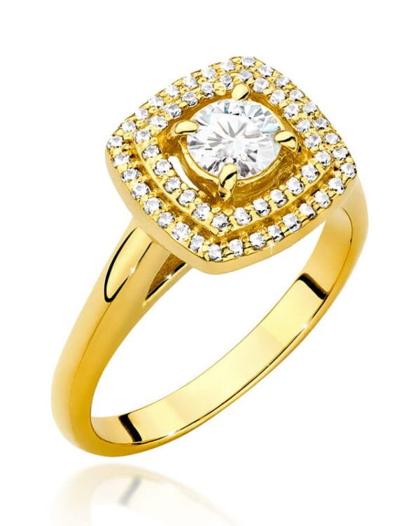 Pierścionek W548 Diament 0