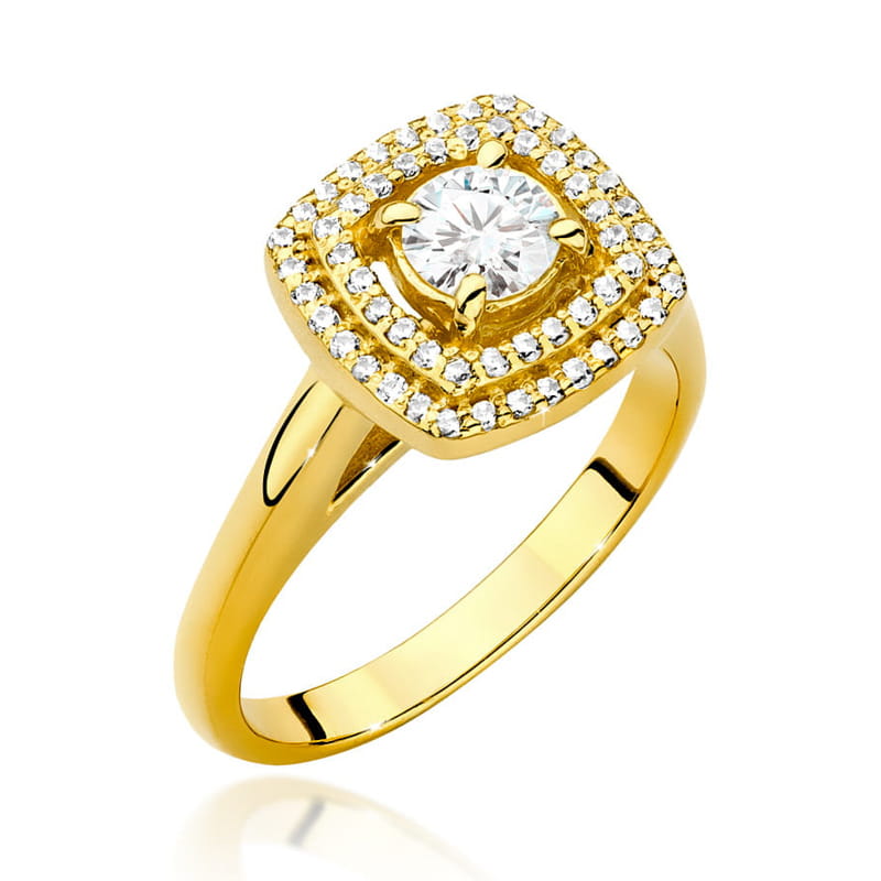 Pierścionek W548 Diament 0