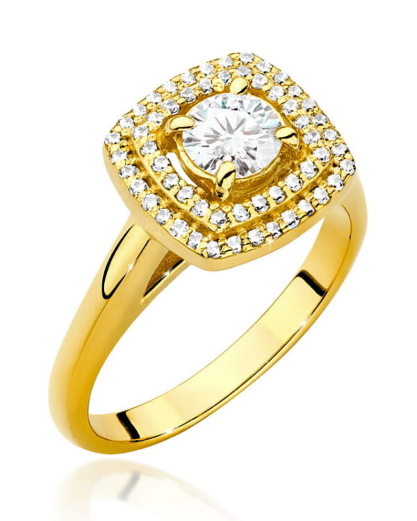 Pierścionek W548 Diament 0