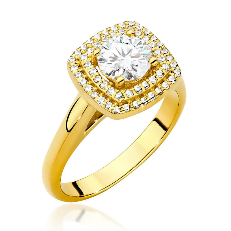 Pierścionek W548 Diament 0