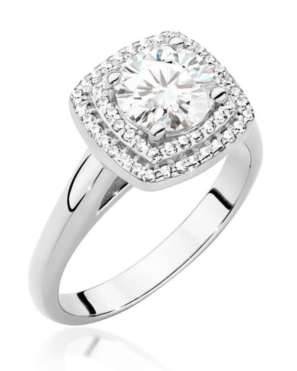 Pierścionek W548 Diament 1