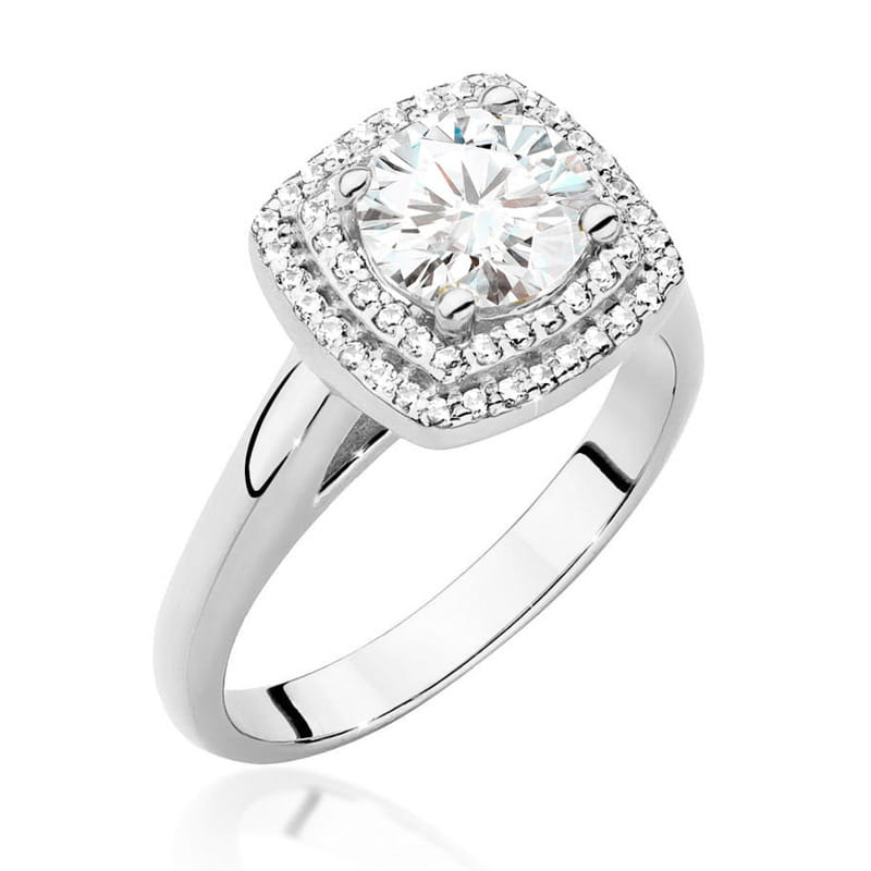 Pierścionek W548 Diament 1