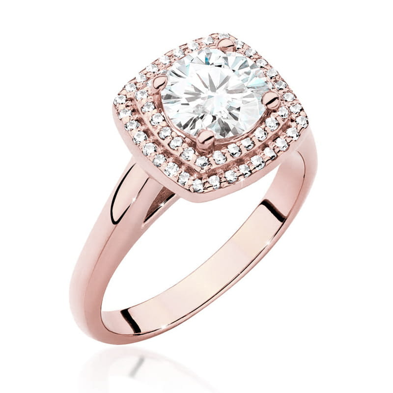 Pierścionek W548 Diament 1