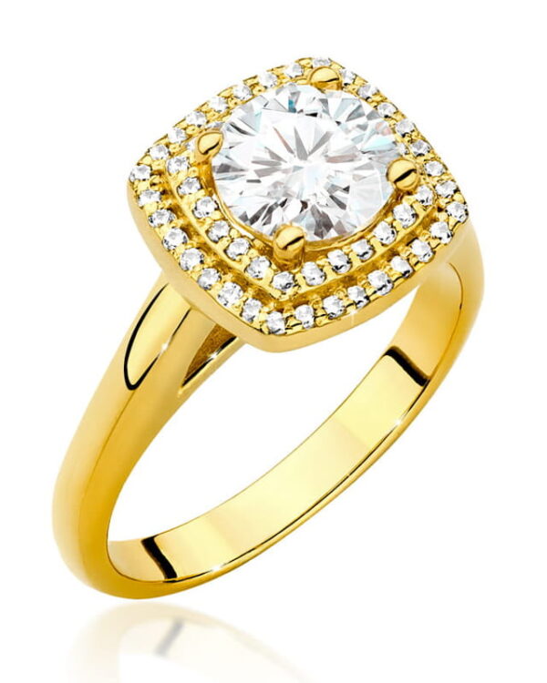 Pierścionek W548 Diament 1