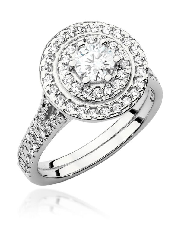 Pierścionek W549 Diament 0