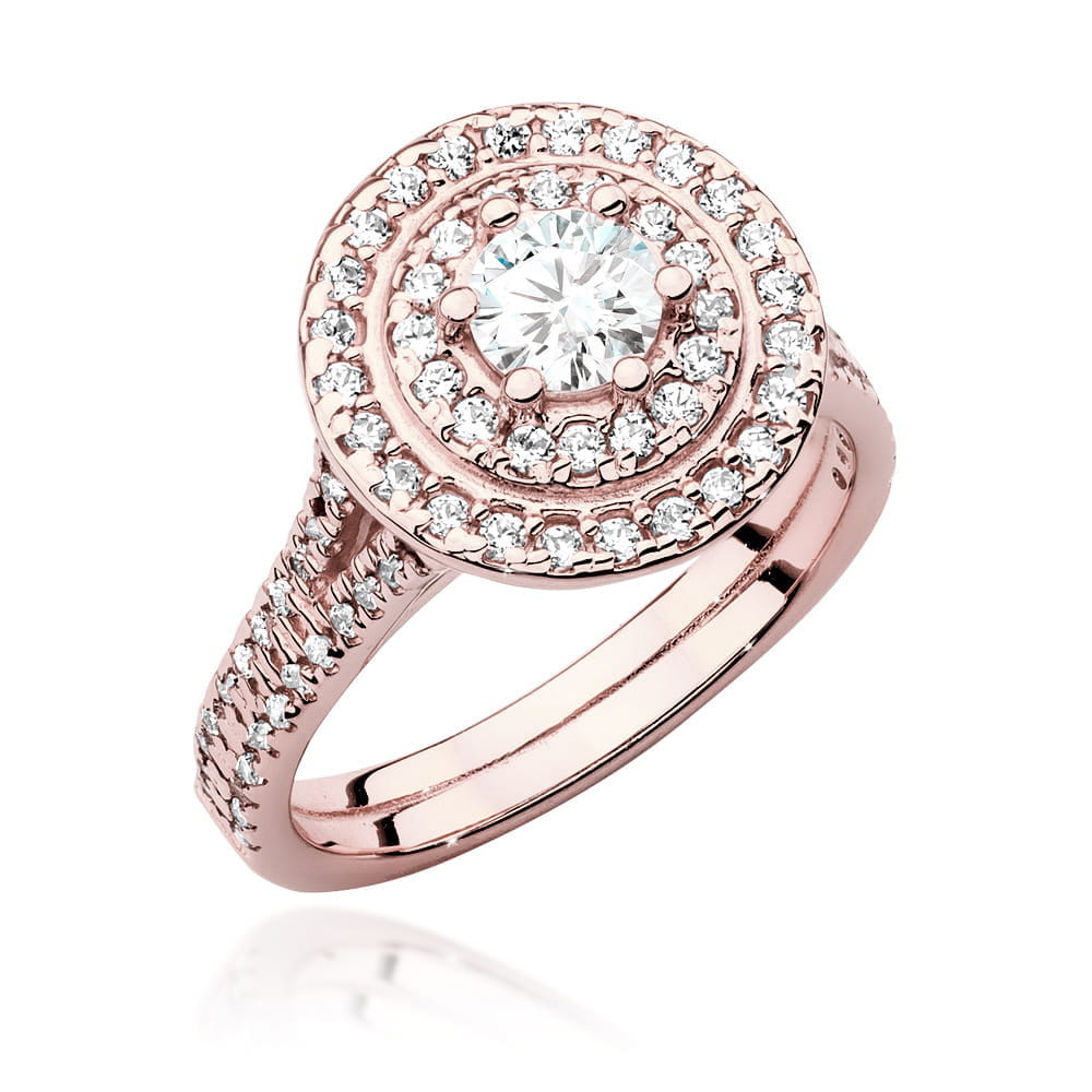 Pierścionek W549 Diament 0