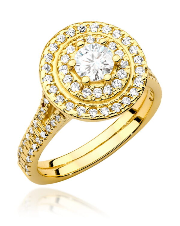 Pierścionek W549 Diament 0