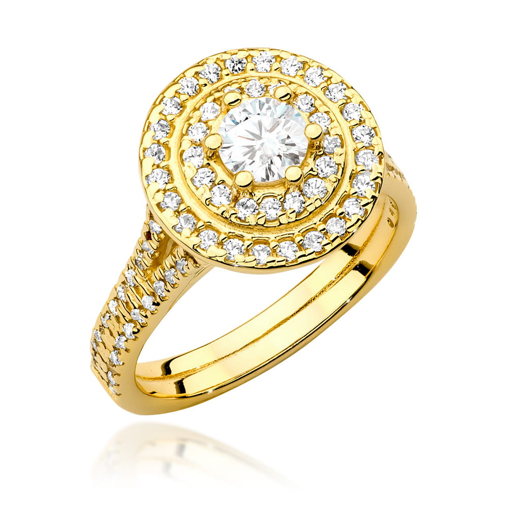 Pierścionek W549 Diament 0