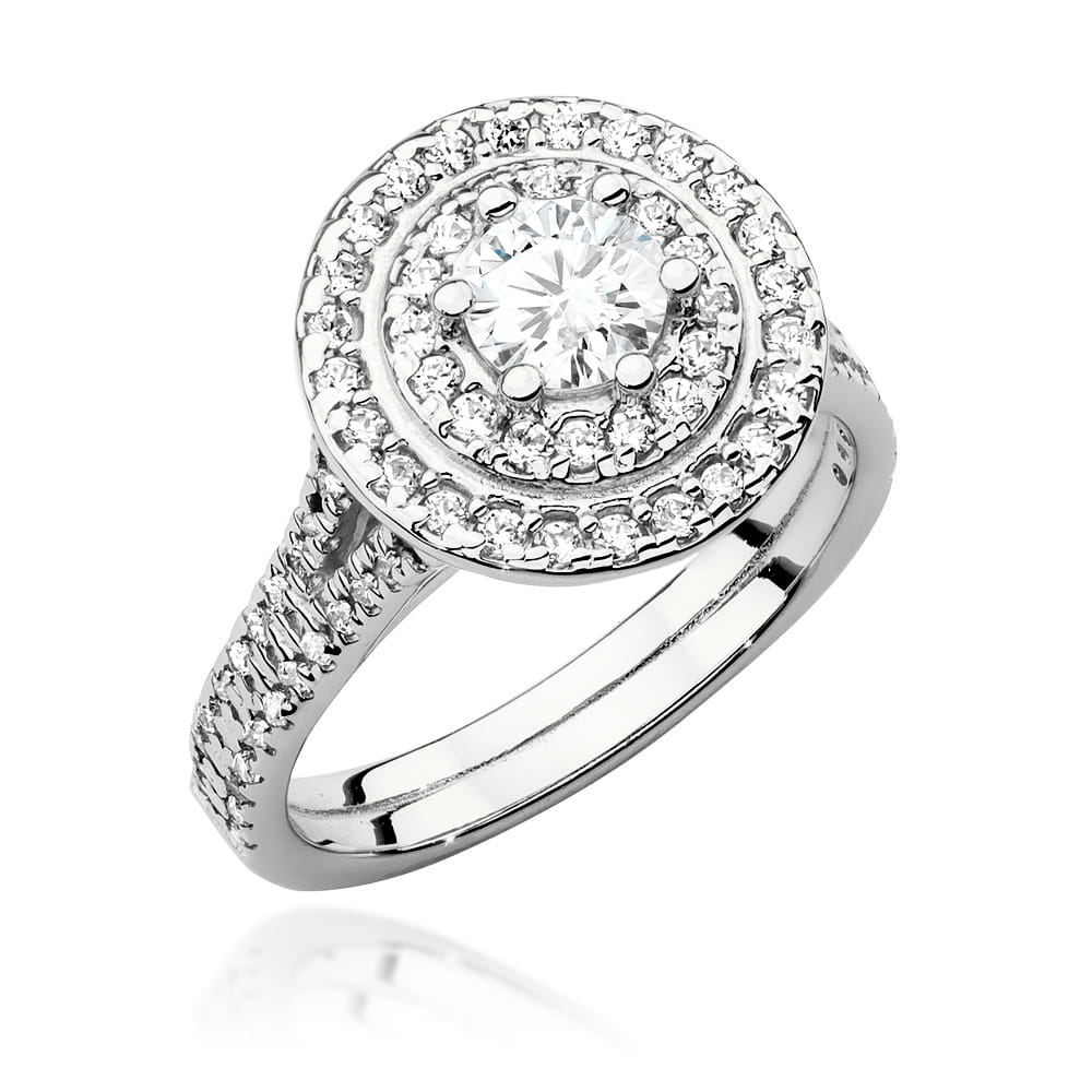 Pierścionek W549 Diament 0