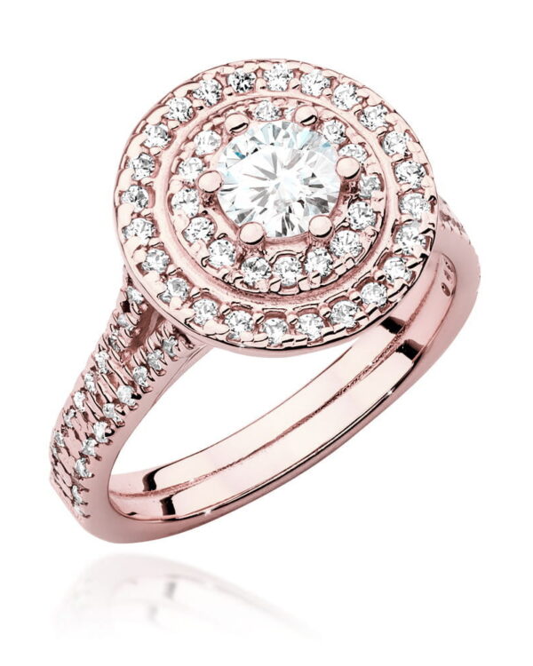 Pierścionek W549 Diament 0