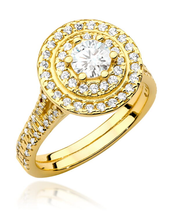 Pierścionek W549 Diament 0