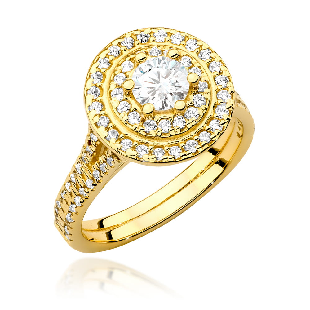Pierścionek W549 Diament 0