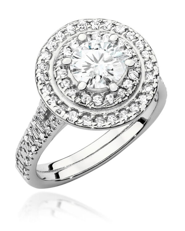 Pierścionek W549 Diament 0