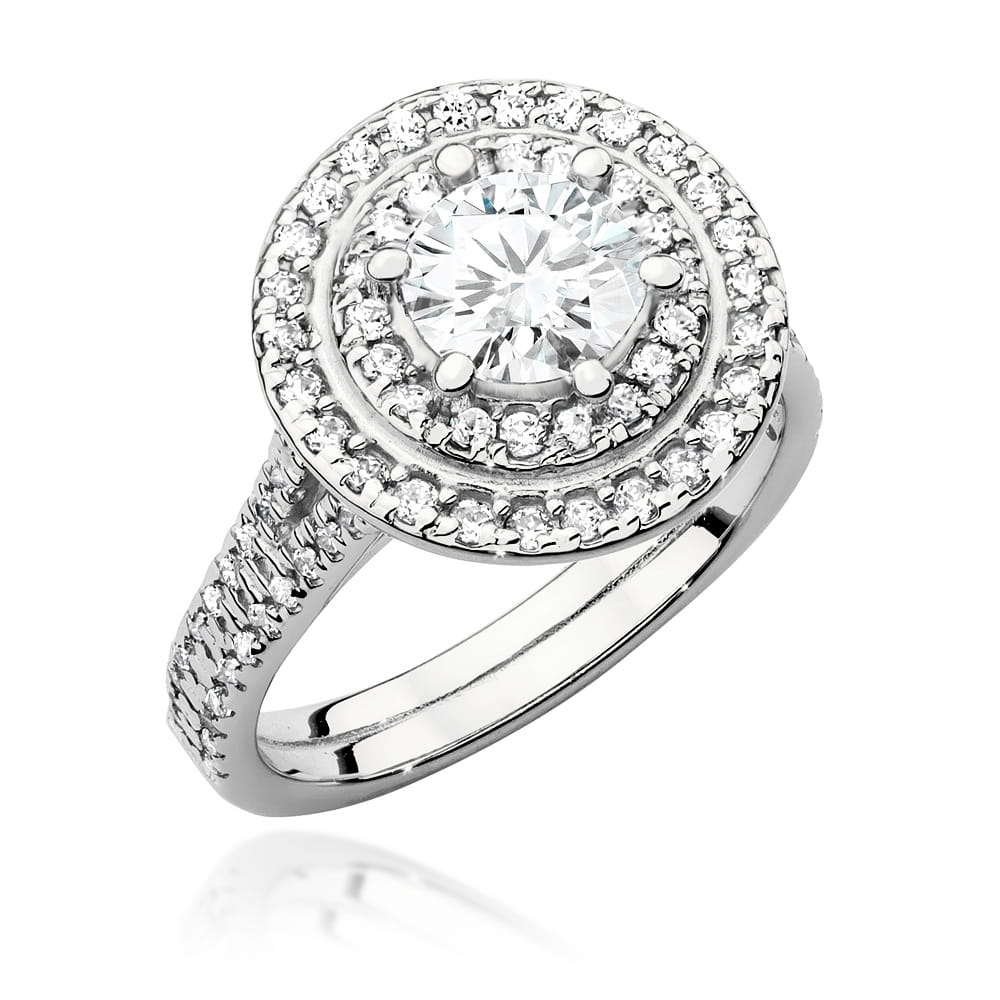 Pierścionek W549 Diament 0