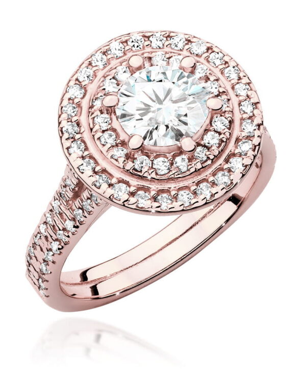 Pierścionek W549 Diament 0