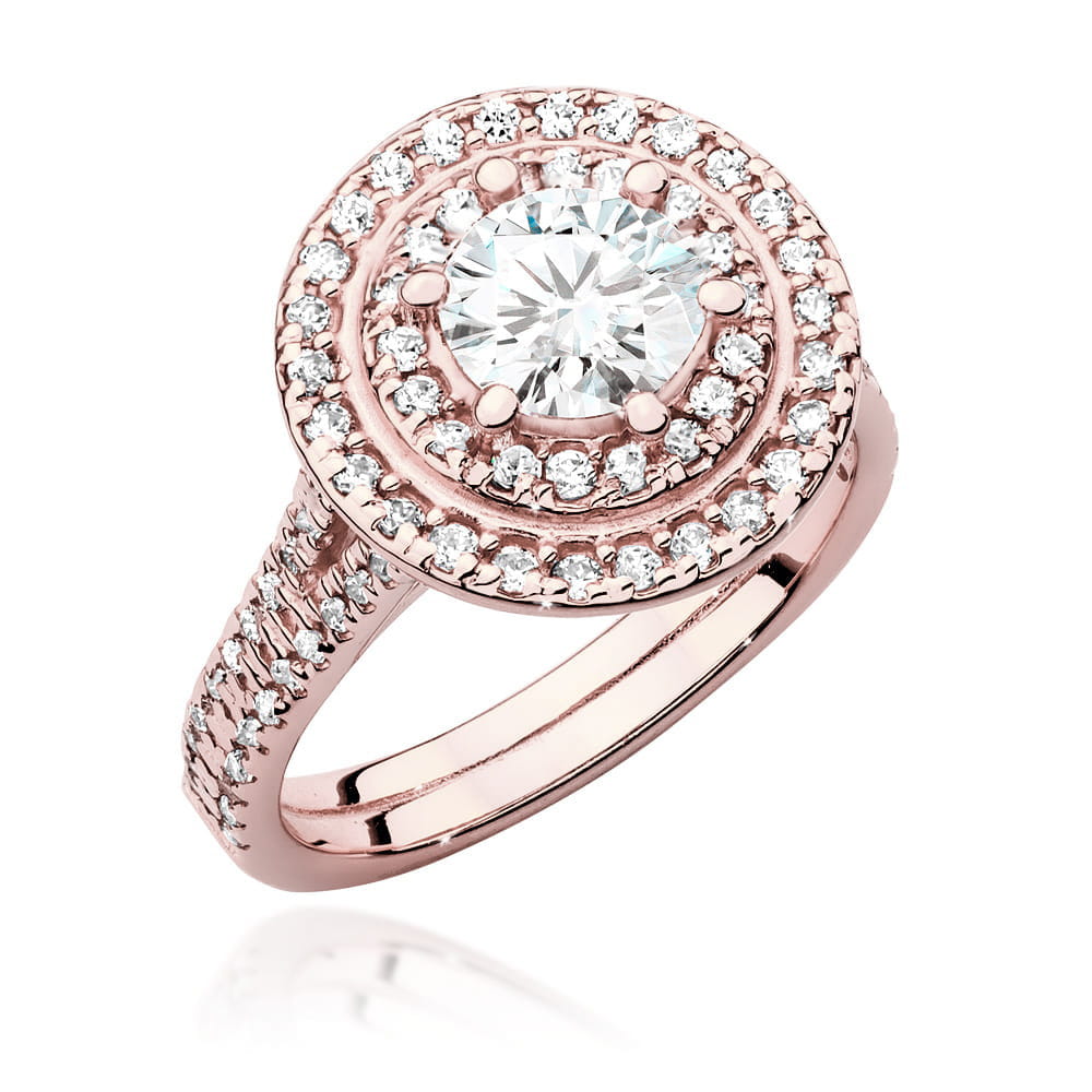 Pierścionek W549 Diament 0