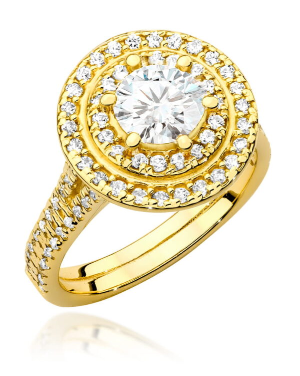 Pierścionek W549 Diament 0