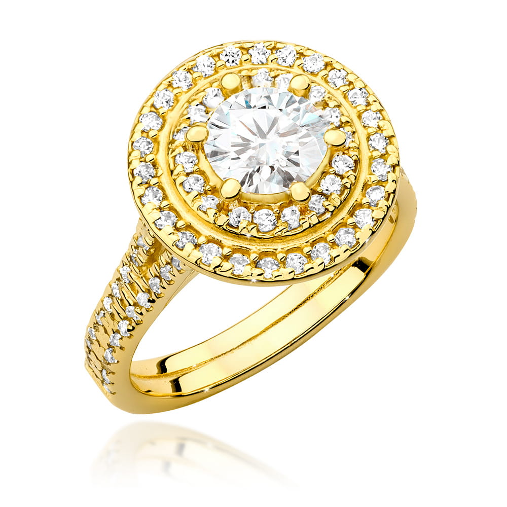 Pierścionek W549 Diament 0