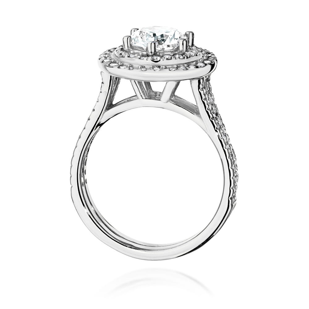Pierścionek Diament 1,00ct białe złoto 4 Pierścionek Diament 1,00ct białe złoto - obrazek 3
