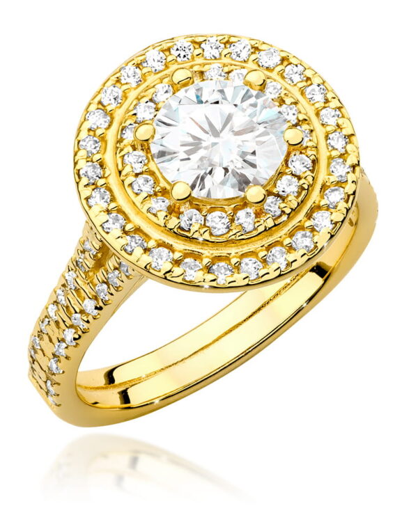 Pierścionek W549 Diament 1