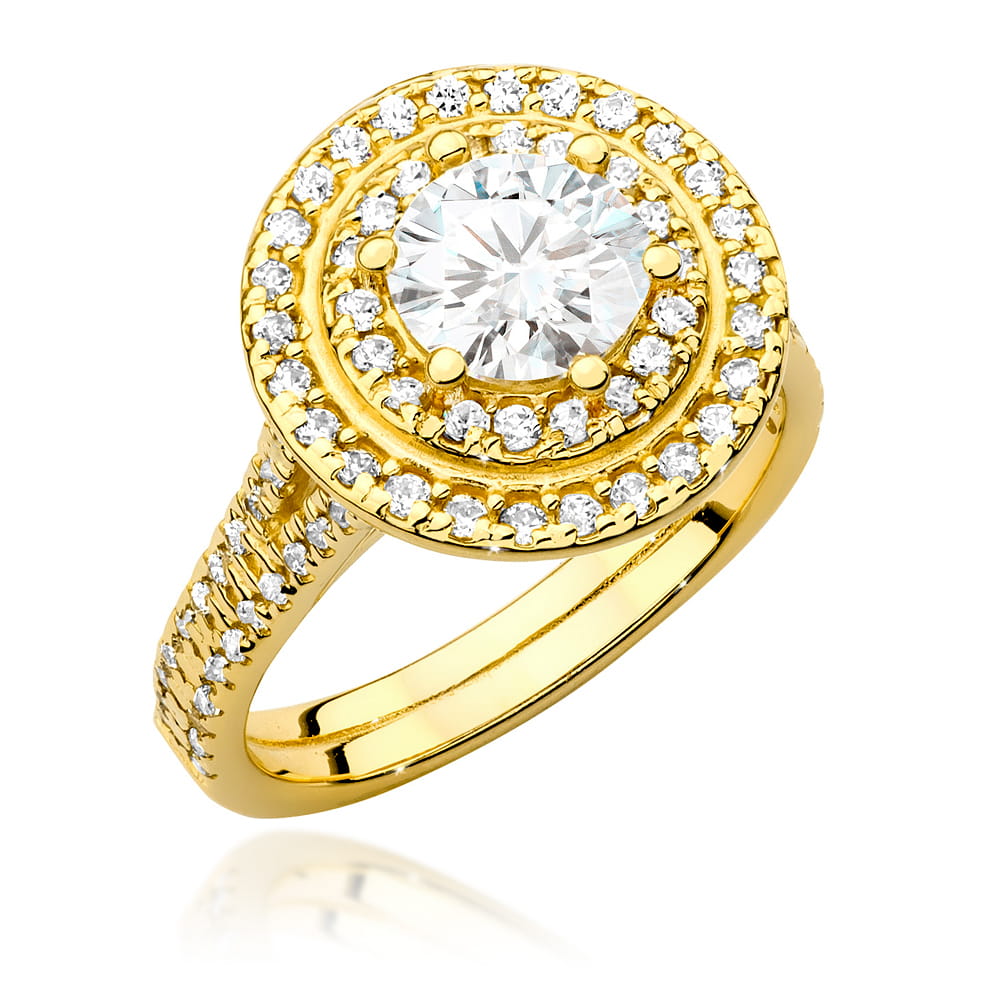 Pierścionek W549 Diament 1