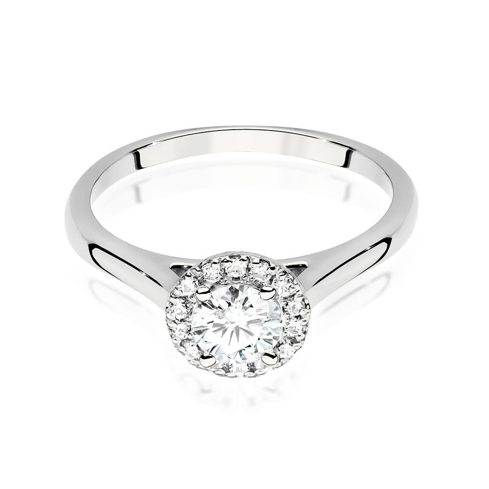 Pierścionek Diament 0,50ct białe złoto 3 50ct białe złoto Jubiler Kraków BigDIAMOND