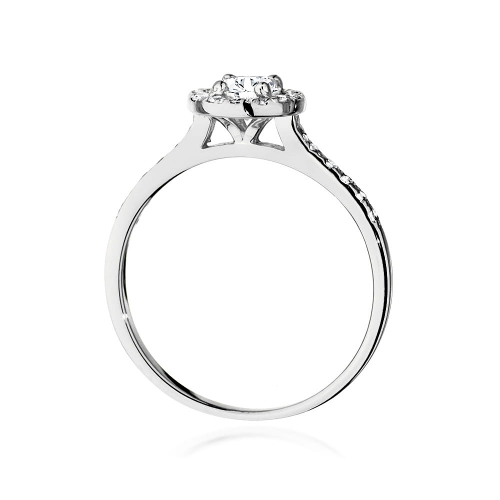 Pierścionek Diament 0,40ct białe złoto 4 Pierścionek Diament 0,40ct białe złoto - obrazek 3