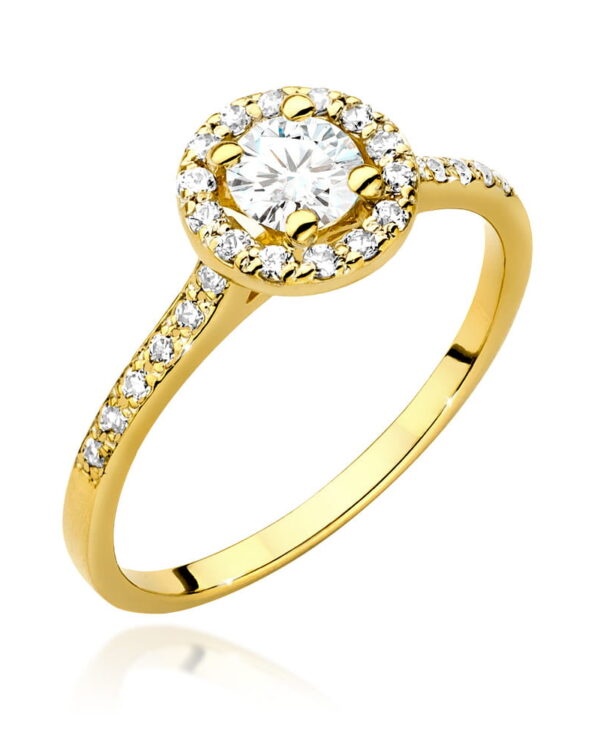 Pierścionek W551 Diament 0