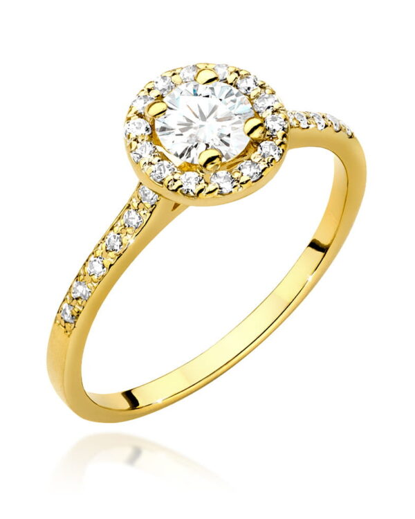 Pierścionek W551 Diament 0