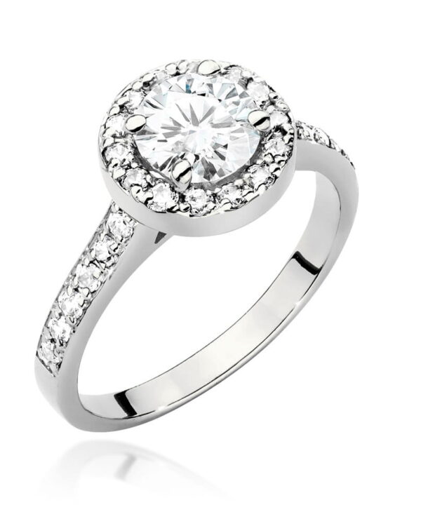 Pierścionek W551 Diament 0