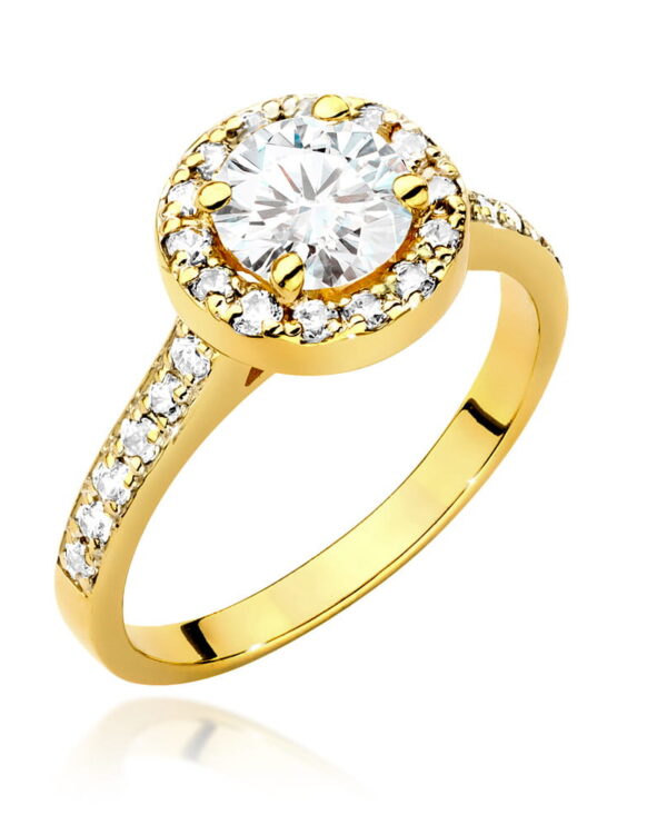 Pierścionek W551 Diament 0