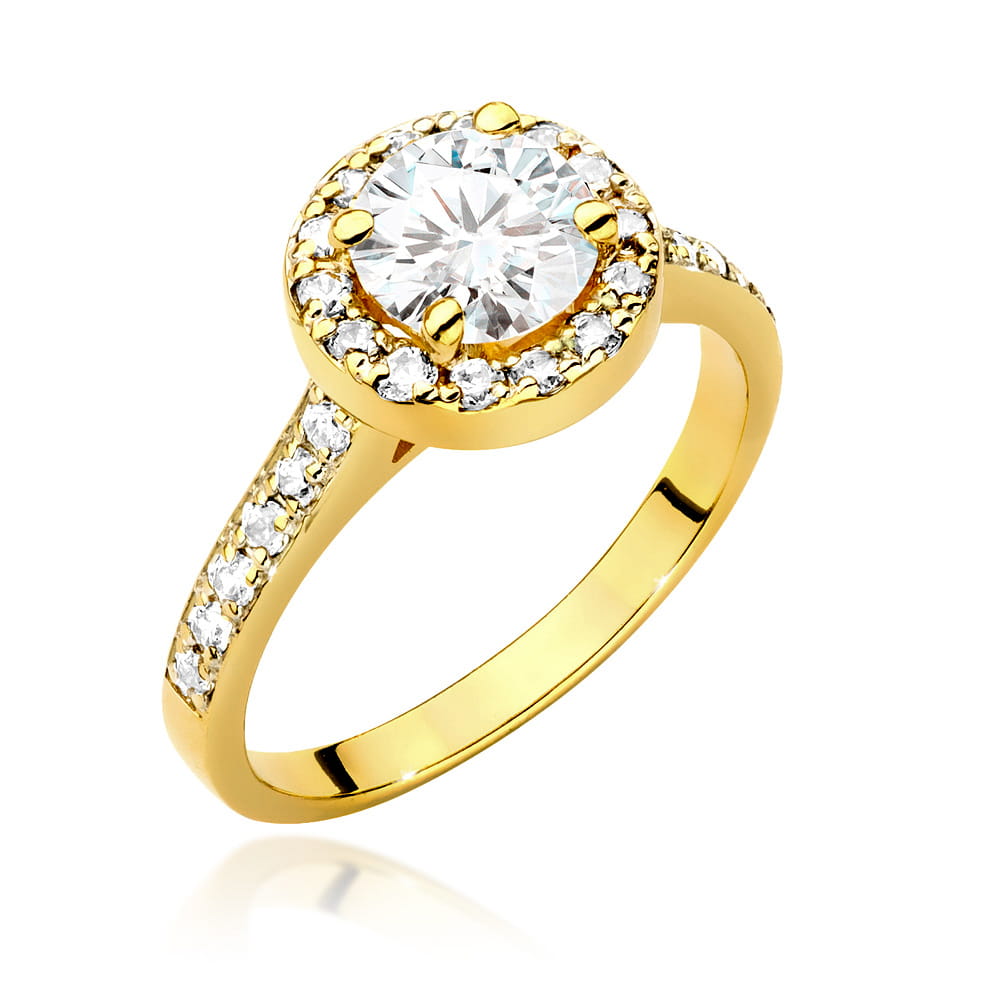 Pierścionek W551 Diament 1