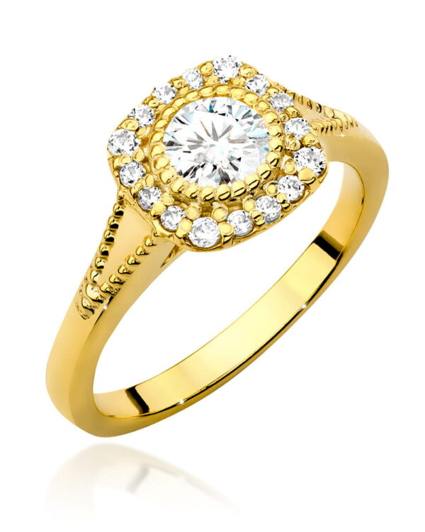 Pierścionek W552 Diament 0