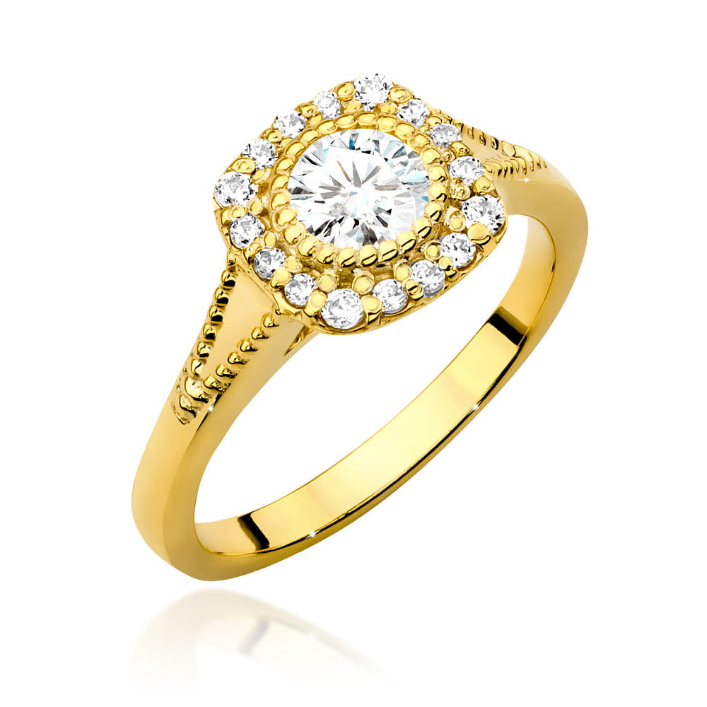 Pierścionek W552 Diament 0
