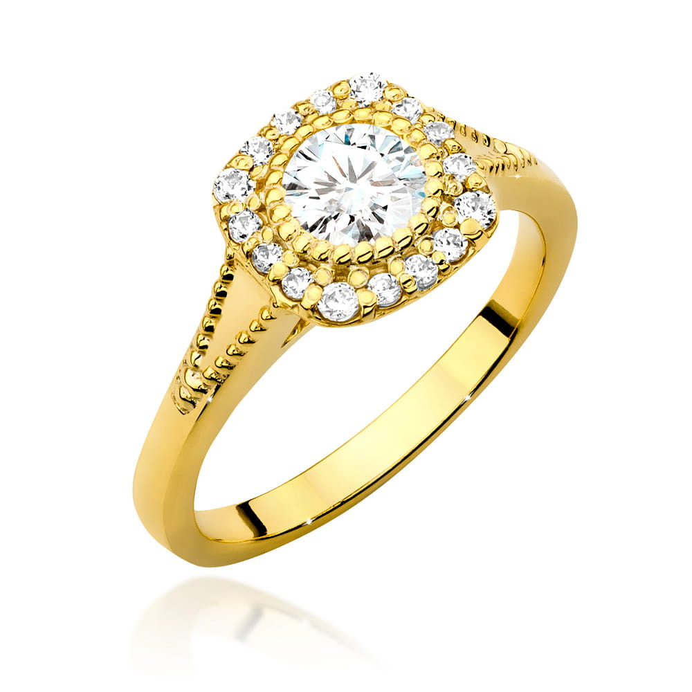 Pierścionek W552 Diament 0