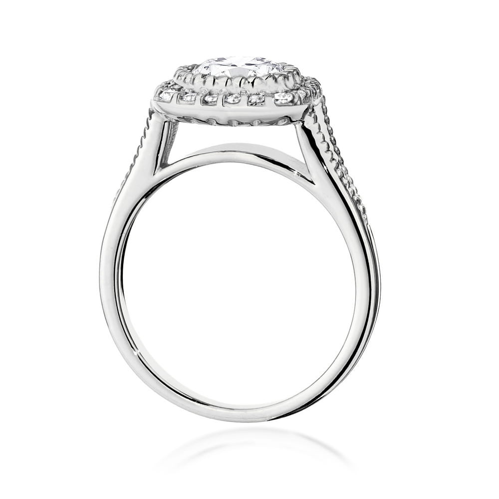 Pierścionek Diament 1,00ct białe złoto 4 Pierścionek Diament 1,00ct białe złoto - obrazek 3