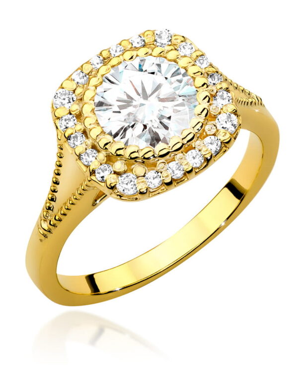 Pierścionek W552 Diament 1