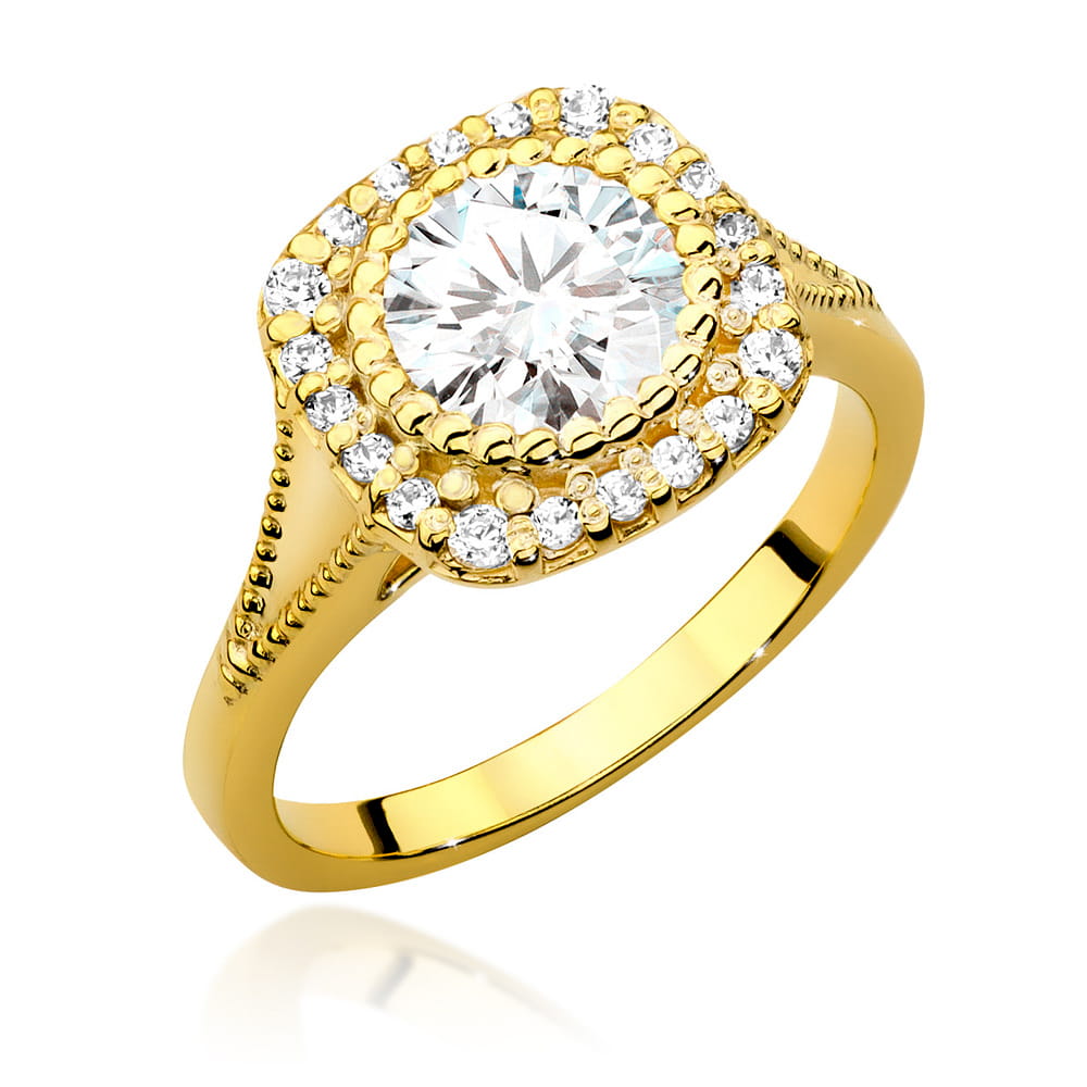 Pierścionek W552 Diament 1