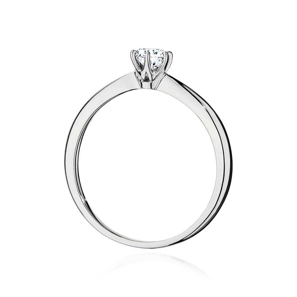 Pierścionek Diament 0,40ct białe złoto 4 Pierścionek Diament 0,40ct białe złoto - obrazek 3