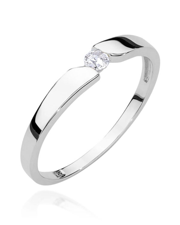 Pierścionek W554 Diament 0