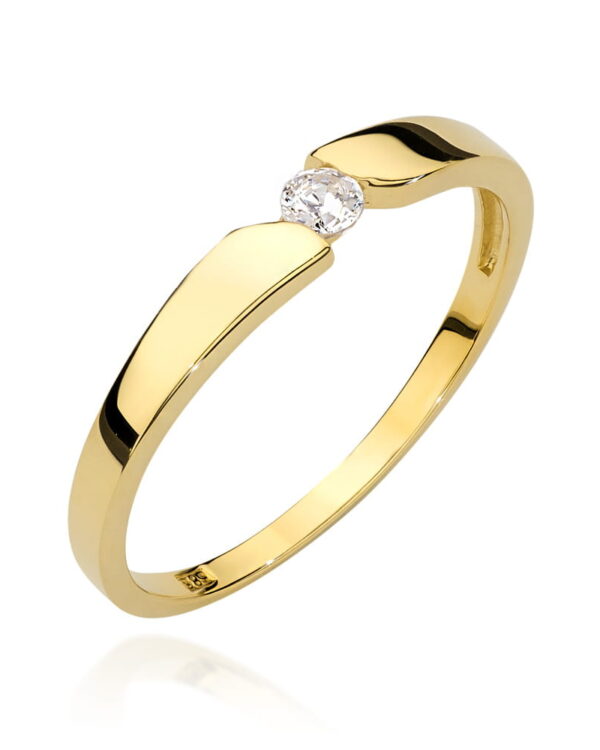 Pierścionek W554 Diament 0