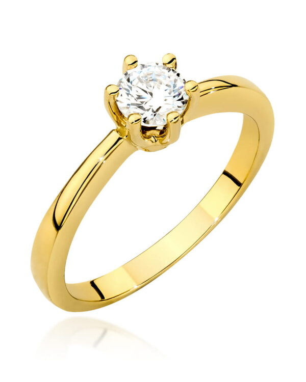 Pierścionek W563 Diament 0