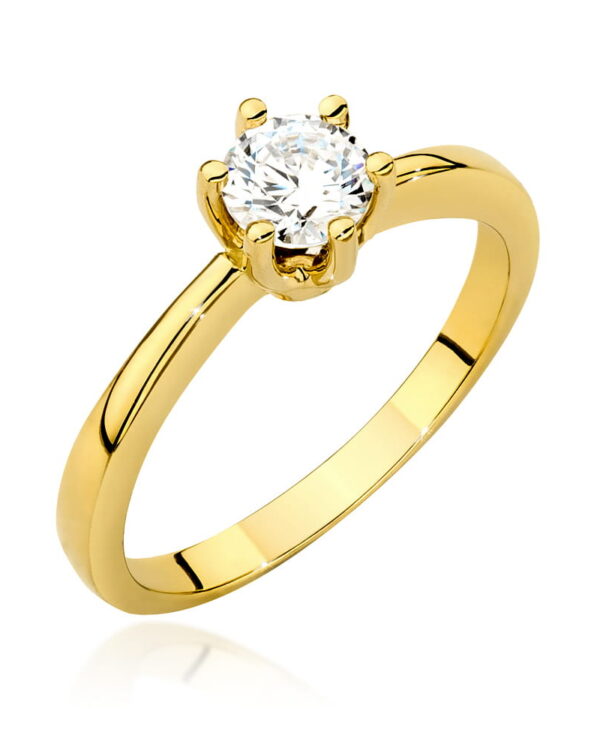 Pierścionek W563 Diament 0
