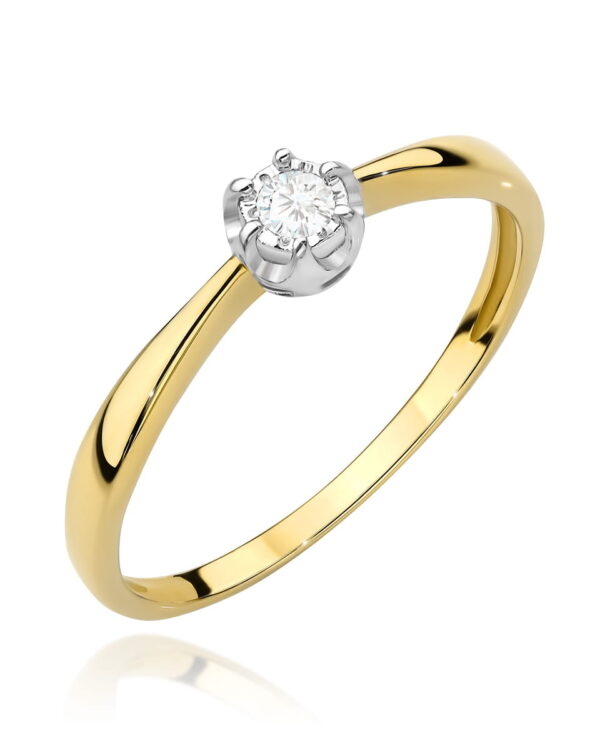 Pierścionek W567 Diament 0