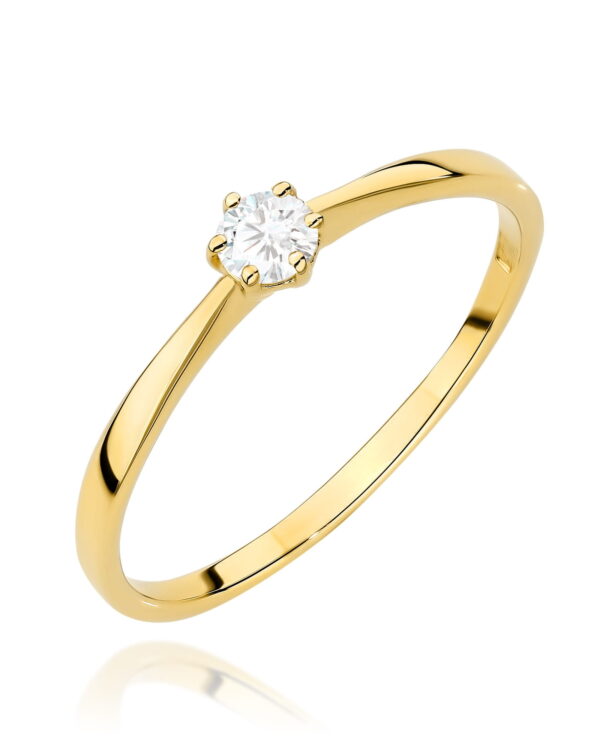 Pierścionek W579 Diament 0