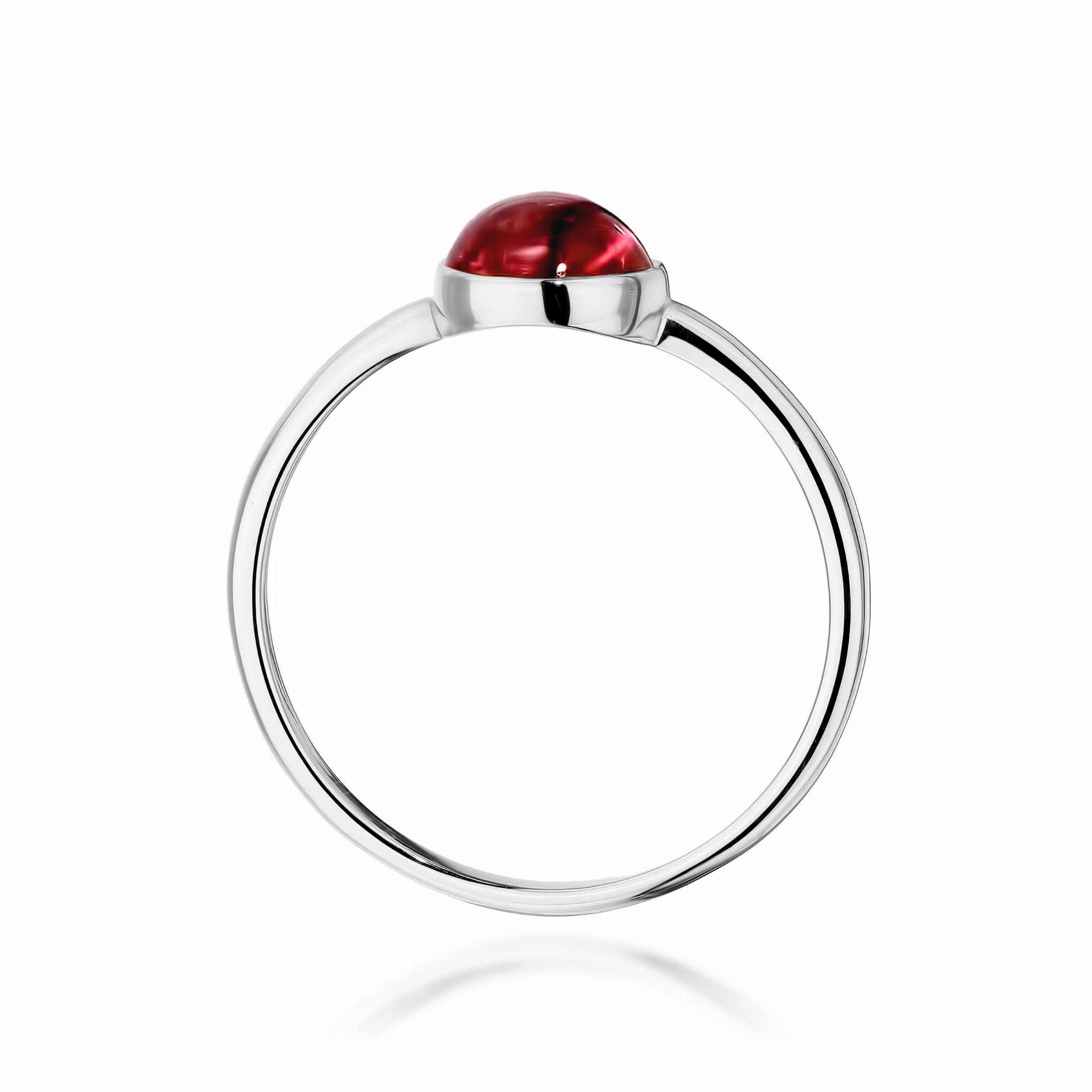 Pierścionek Różowy Turmalin 1,00ct białe złoto 4 Pierścionek Różowy Turmalin 1,00ct białe złoto - obrazek 3