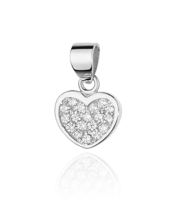 Zawieszka S020 z diamentami białe złoto Jubiler Kraków BigDIAMOND