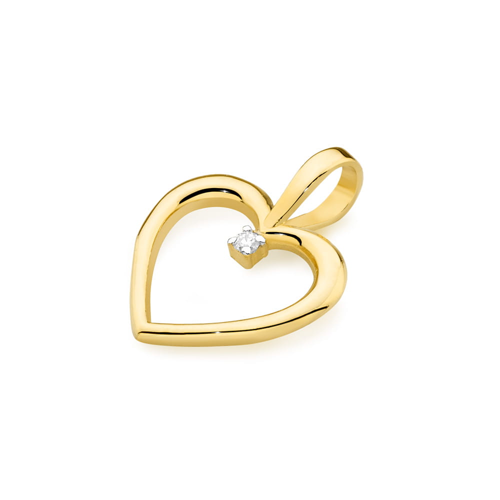 Zawieszka Diament 0,05ct żółte złoto 3 05ct żółte złoto Jubiler Kraków BigDIAMOND