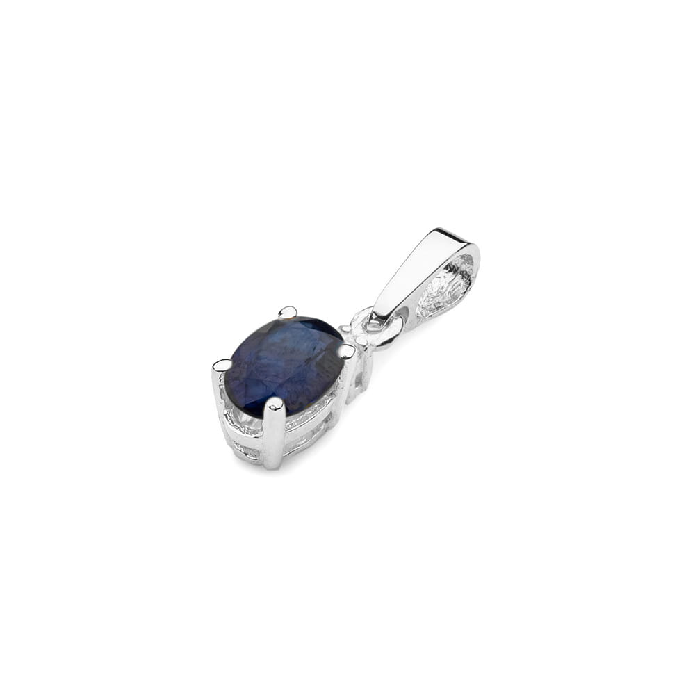 Zawieszka Szafir 0,70ct białe złoto 3 70ct białe złoto Jubiler Kraków BigDIAMOND