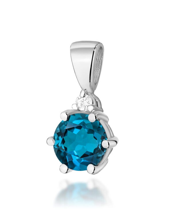 Zawieszka Z076 Topaz London Blue 0